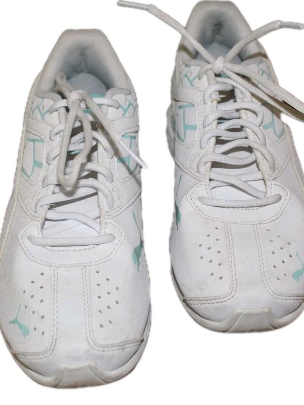 Puma Womens Size 7 Sneakers Tazon 6 White Aruba Blue